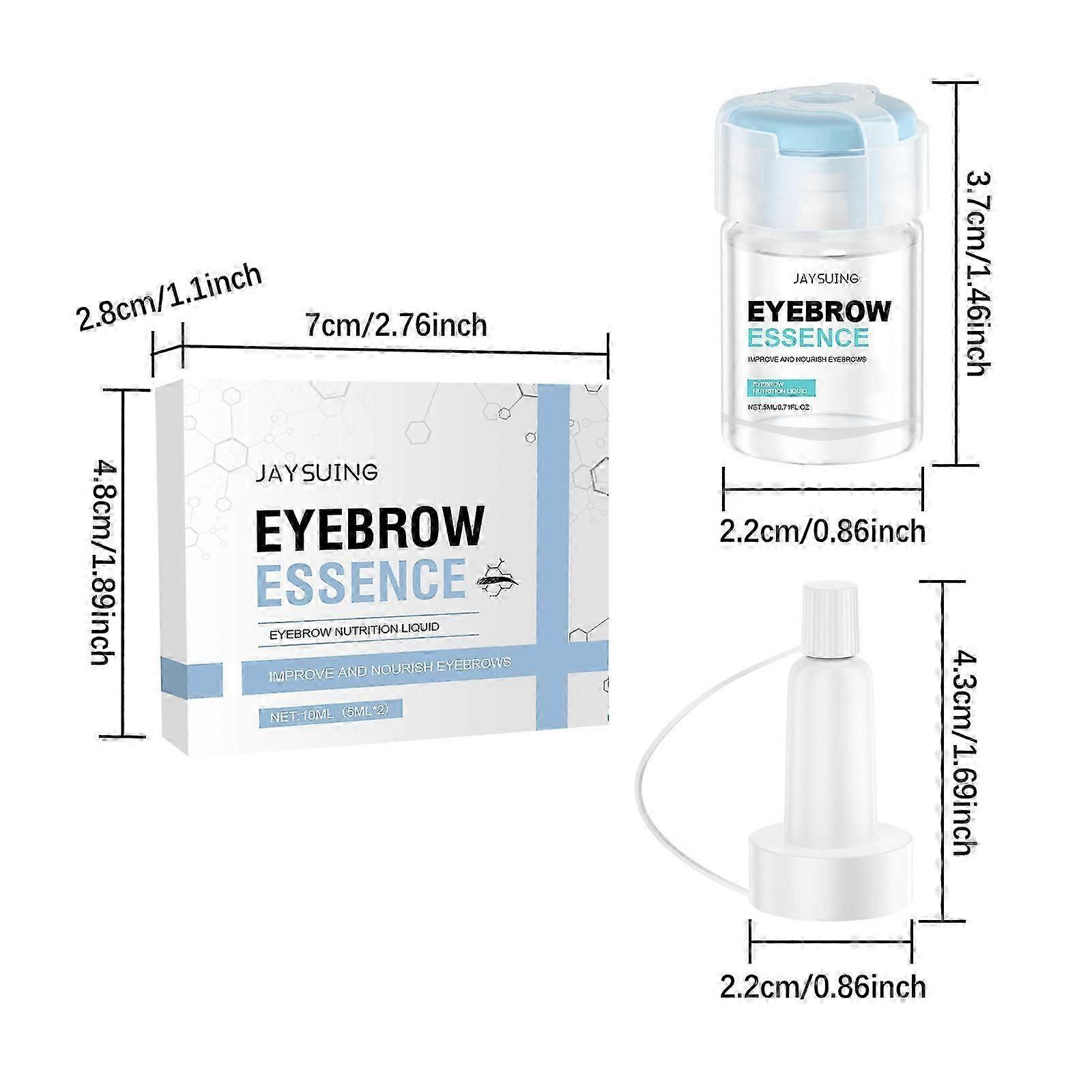 2pcs Eyebrow Enhancing Serum, Thicker, Fuller Brows with Conditioner
