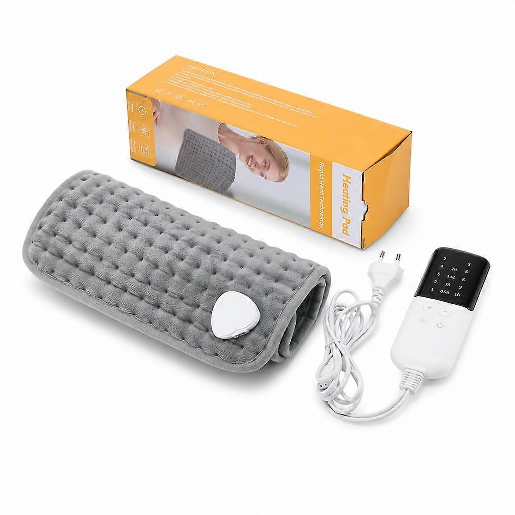 Electric Heating Pad with 9 Heat Levels and 4 Timer Settings, EU Plug-QL