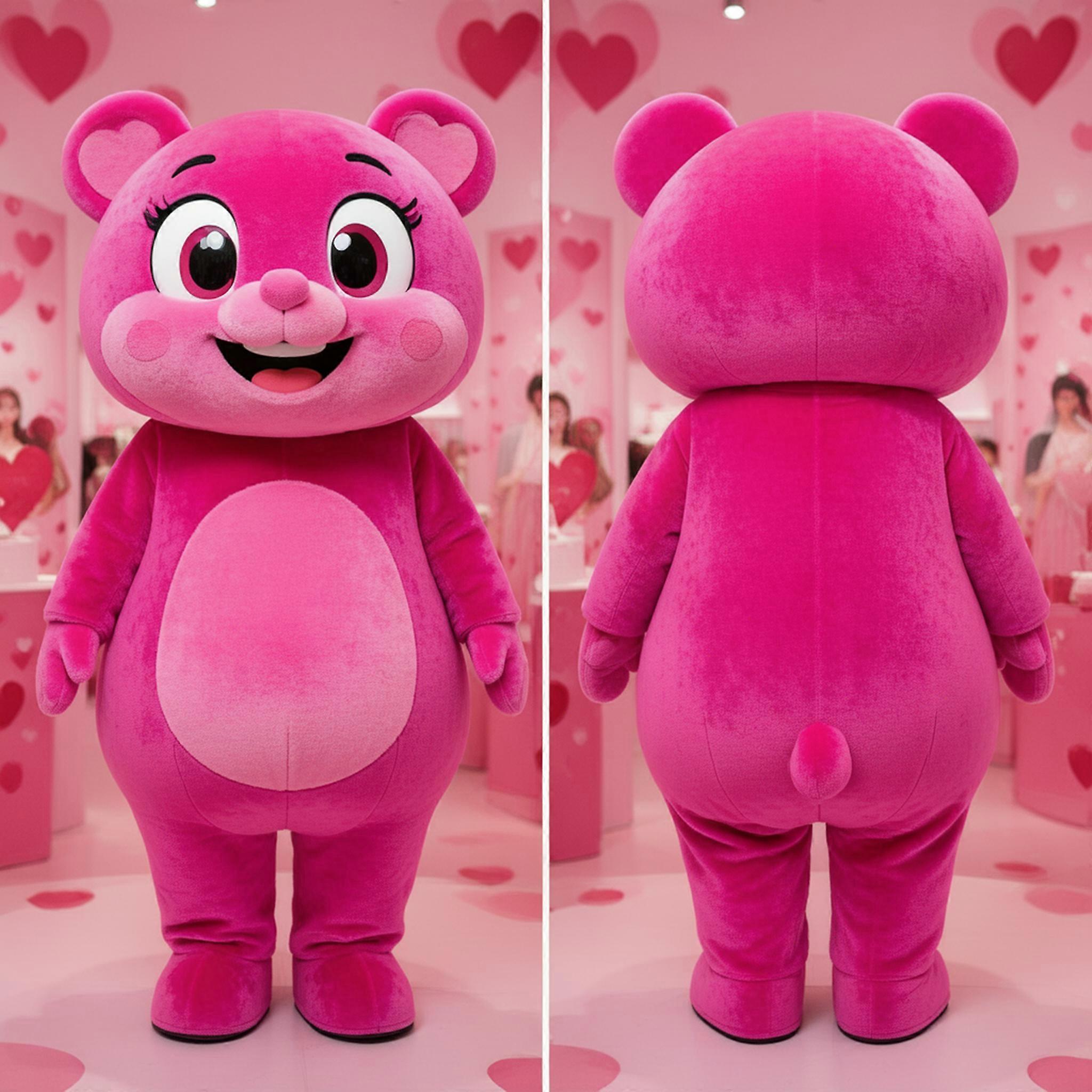 MASTICOT Magenta Plush Pink Mascot