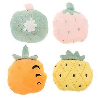 Cat Toys Interactive Plush Chewing Toy 4Pcs for Kitten Fun Play