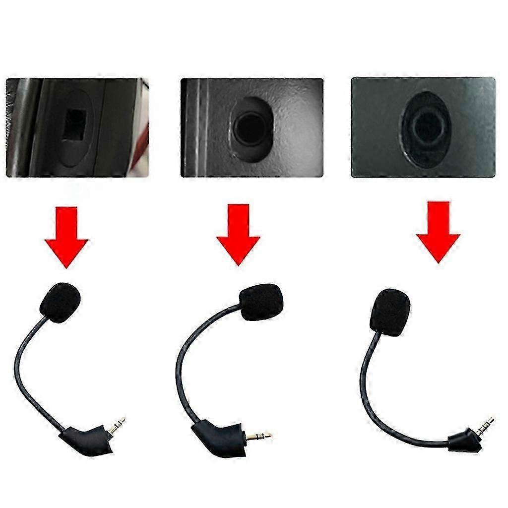 For Hyper X Cloud II Wireless Headset Replacement Game Mic 3.5mm Microphone