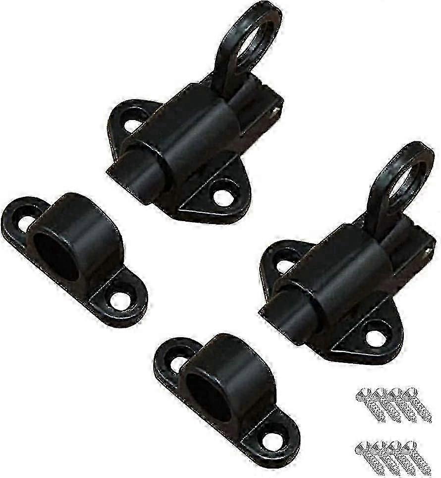 2pcs Spring Latch Bolt,automatic Latch Lock,spring Latch Lock,automatic Spring Latch,pull Ring Door 
