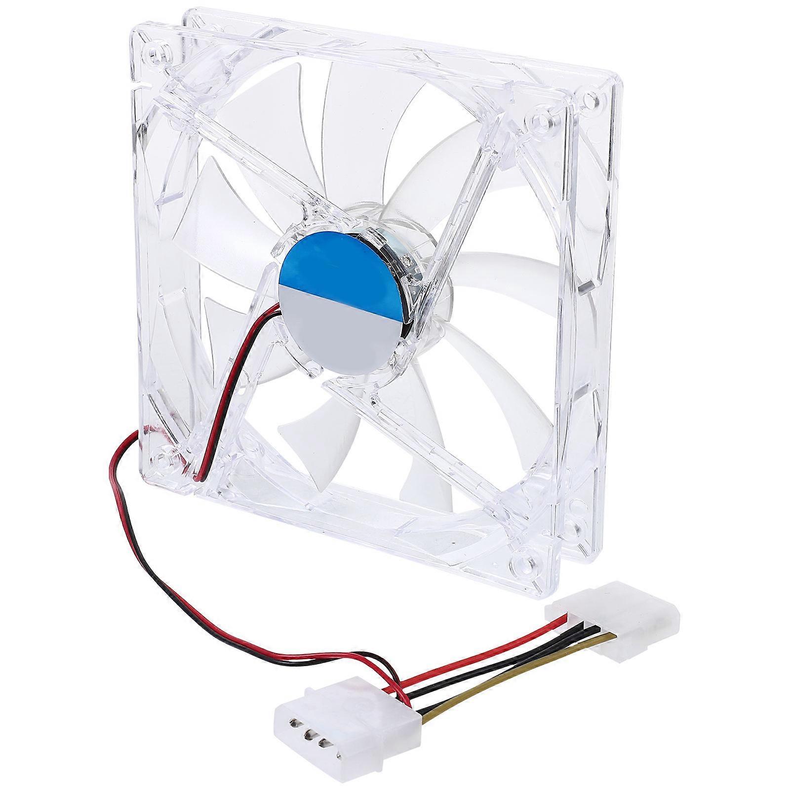 LED Fan Computer Case Transparent Cooling Fan for CPU
