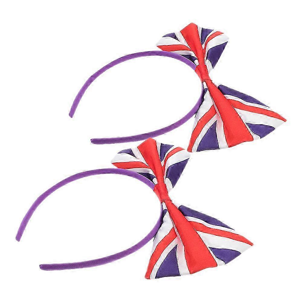 Cosplay Party Accessory 8Pcs Flag Bow Headbands