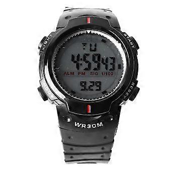 Watch Waterproof Large Screen With Night Light For Outdoor Adventures In Black Men S Electronic