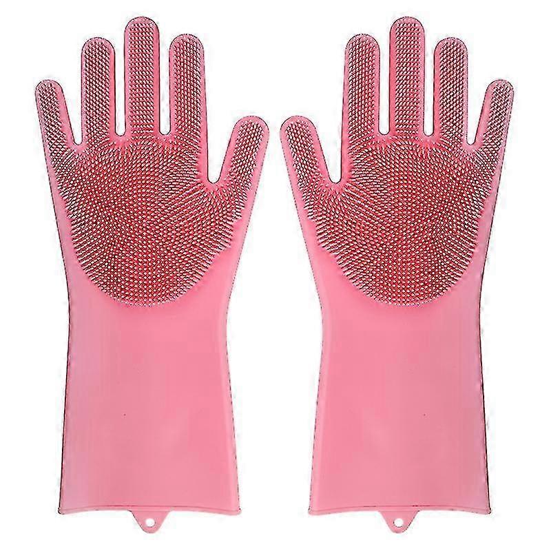 Dustproof Silicone Dishwashing Gloves