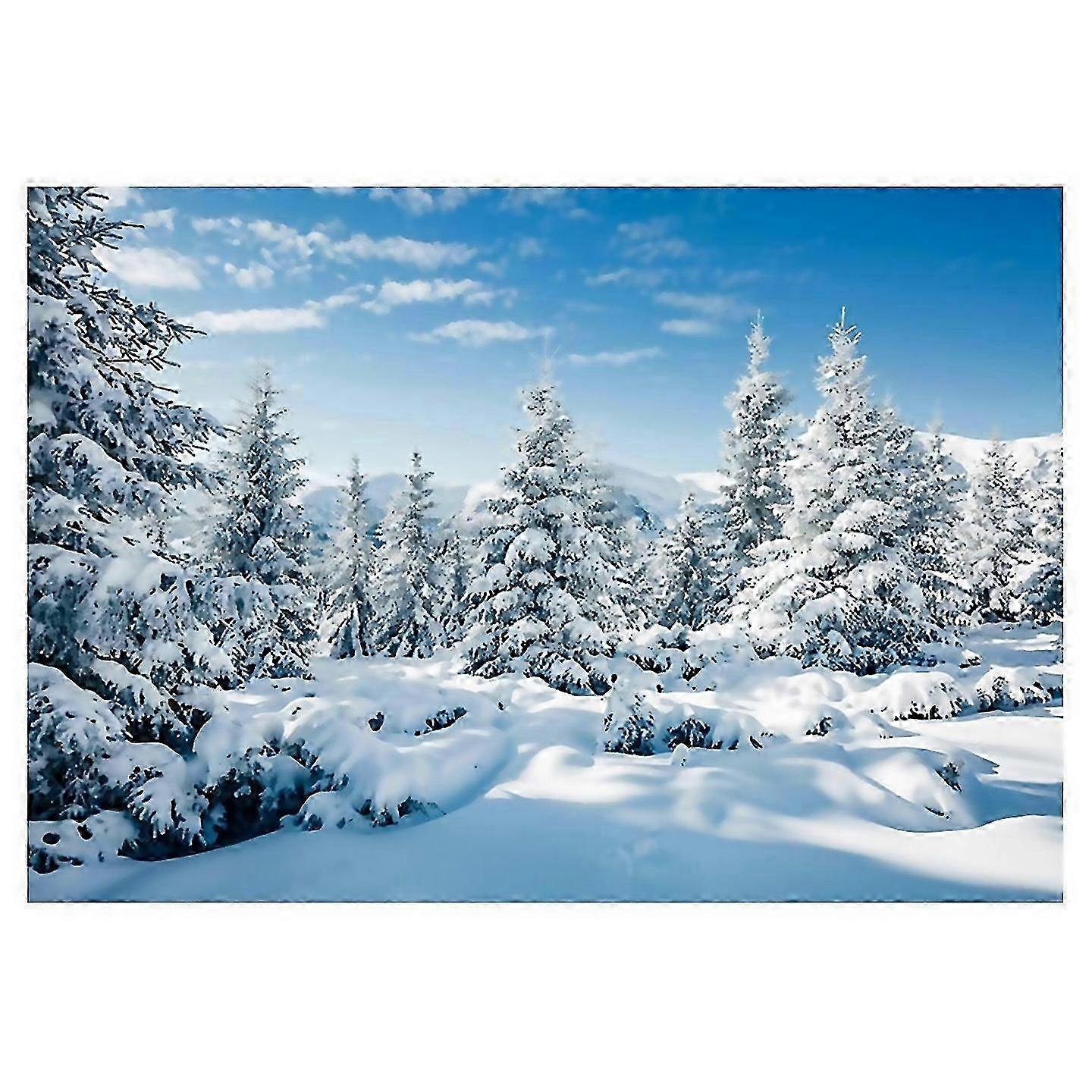 Soft Non-reflective Snow Backdrop