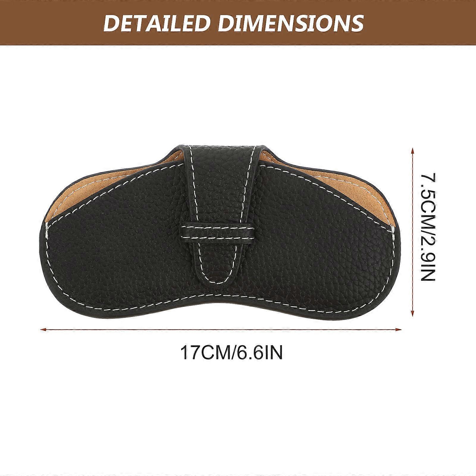 Glasses Case Durable Design for Storage 1Pcs Black Spectacle Bag