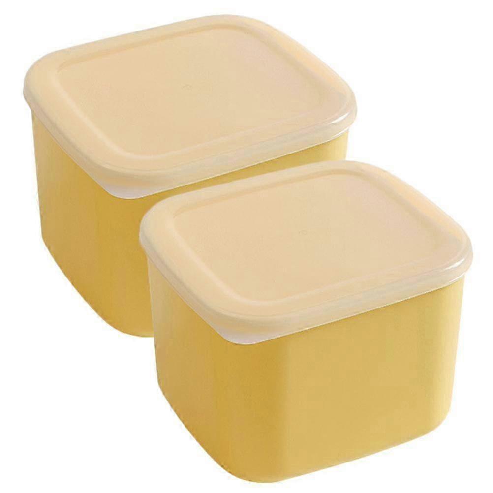 Yellow Covered Cheese Box 2 Pack