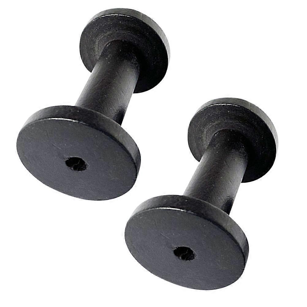 Knitting Yarn Holder for DIY Use 2Pcs Practical Wooden Thread Spools