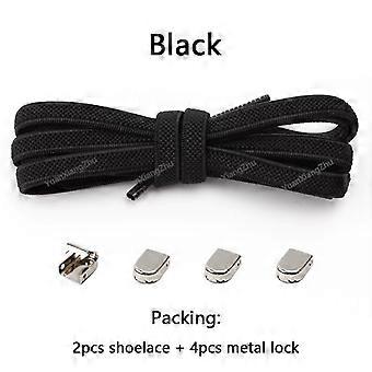 No tie Shoe laces Elastic laces Sneakers Flat Shoelaces without ties Quick Shoelace for Shoes Kids Adult One Size fits All Shoes