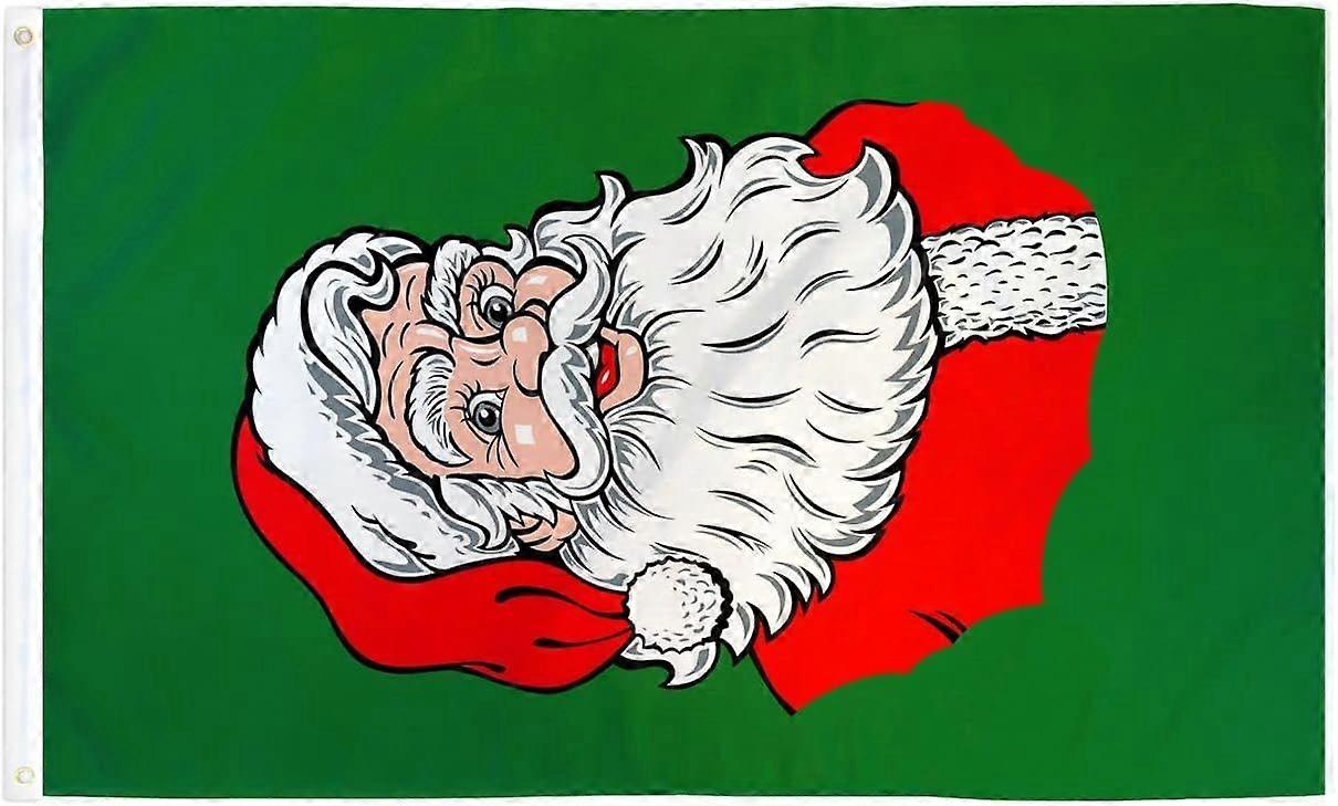 Santa Face Flag QI 0170
