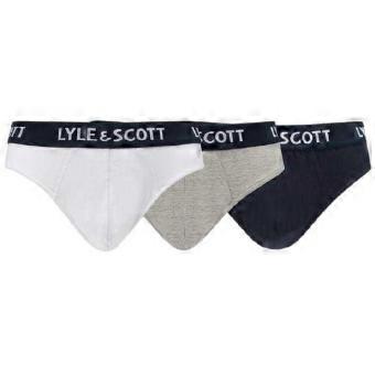 Lyle & Scott Mens Branded Tape Briefs (Pack of 3)