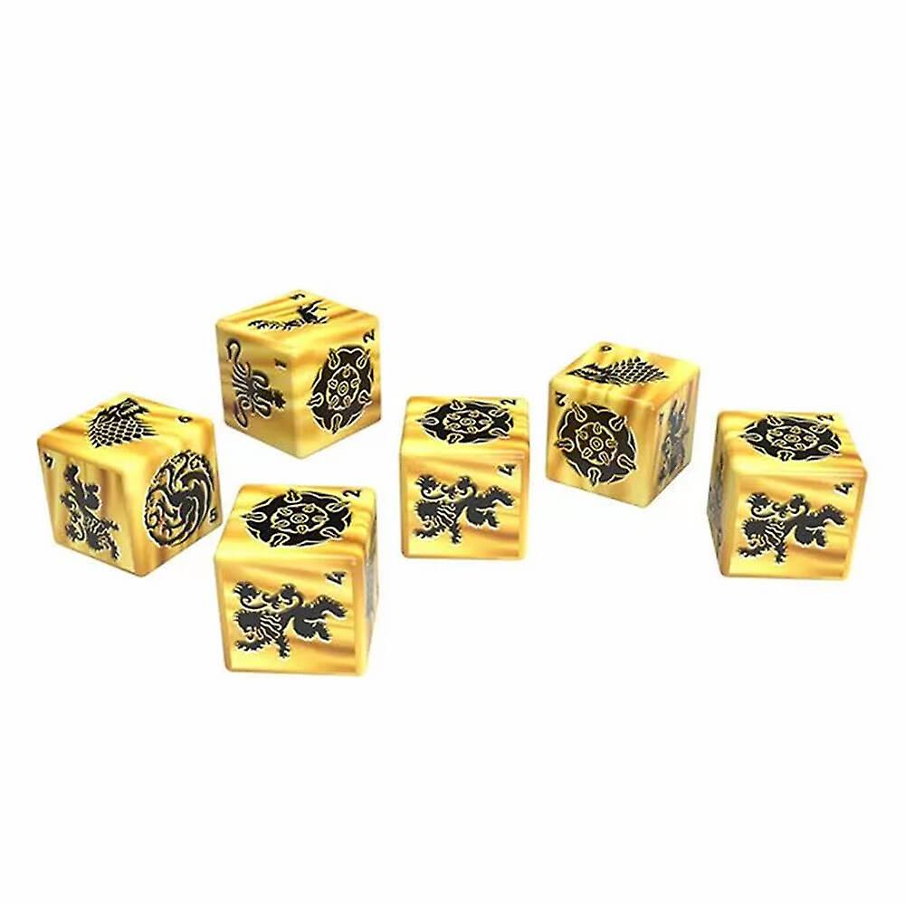 The Op Official Game of Thrones Premium Collectible 6 Sided Dice Set Ages 18+