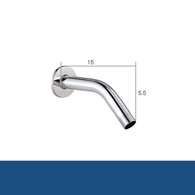 Shower Head Arm Wall Mounted Fixed Shower Head (total Electroplating Length Is 15cm)
