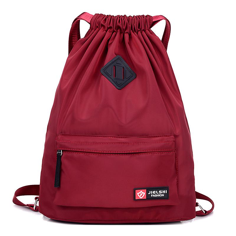 Drawstring Backpack Men's And Women's Sports Fitness Drawstring Pocket Large Capacity And Light