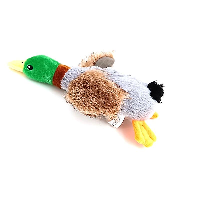لطيف أفخم بطة الصوت لعبة محشوة Squeaky الحيوان صرير الكلب لعبة تنظيف الأسنان الكلب مضغ الحبل اللعب