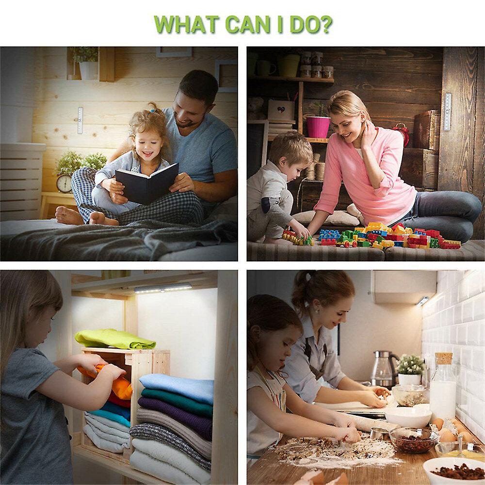 Lampe Led Rechargeable Usb À Aimant Lumière Nuit Pour Placard Cuisine Chambre Éclairage Murale Du 2,4 € | DHgate