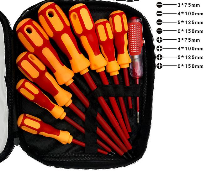 Screwdriver set Multifunctional insulated screwdriver 9 pcs