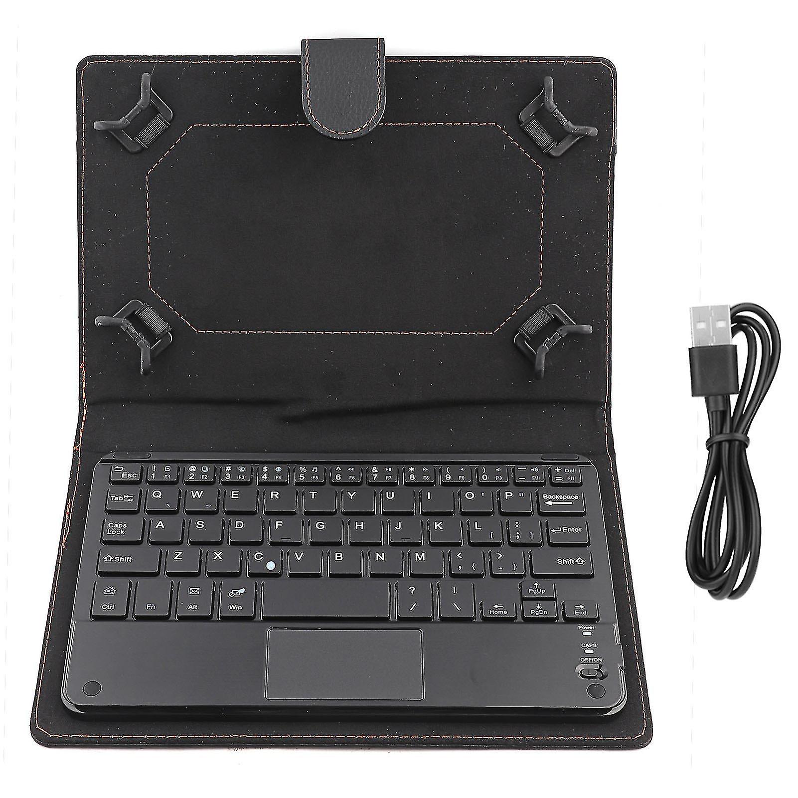 7/8In 75hour Working Bluetooth Touchpad Keyboard With Protective Case For Android/ios/windows