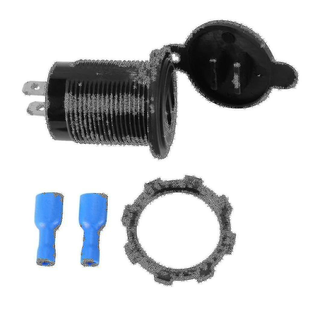 5v 4.8a Dual Usb Charger Socket Adapter Power Socket For 12v 24v Car Ship Rv