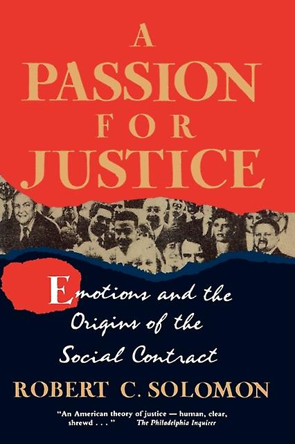 A Passion For Justice by Robert Solomon Paperback Book