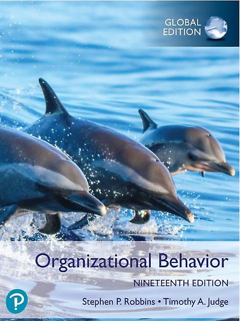 Organizational Behavior Global Edition by Timothy Judge Paperback Book