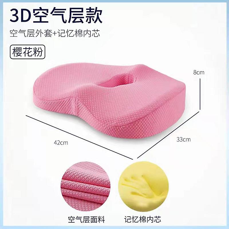Cuscino sedile ufficio Decompressione Gluteo Antiscivolo Anti-emorroidi ortopedico Memory Foam Ergonomico Sedili auto Cuscino