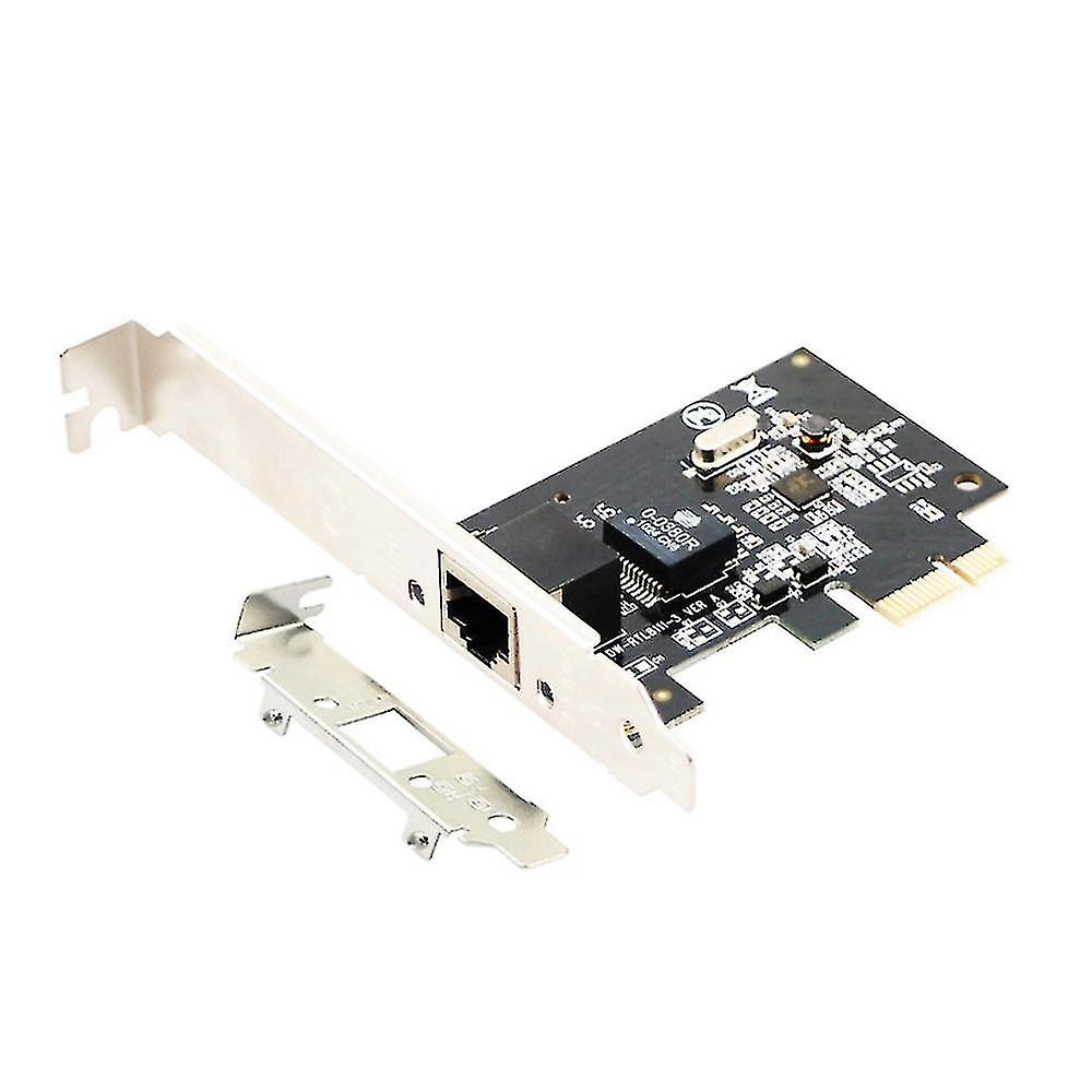 Driver-free Pci-e Gigabit Network Card Rtl8111e Desktop Server Computer Black Group Hui Convergence