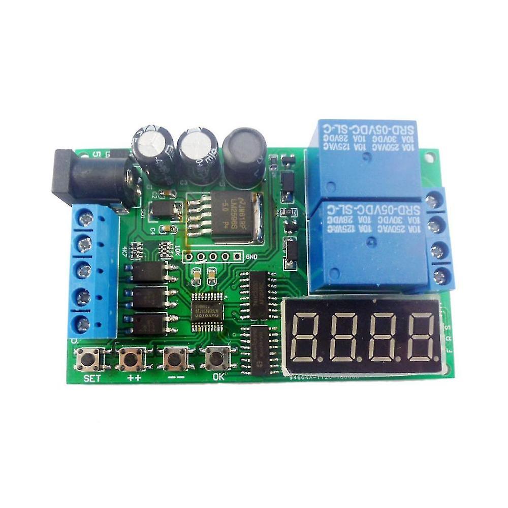 Io53a02 Dc 5-24v Cycle Delay Relay Module 0.1s-999min Adjustable Time Control Switch Motor Forward