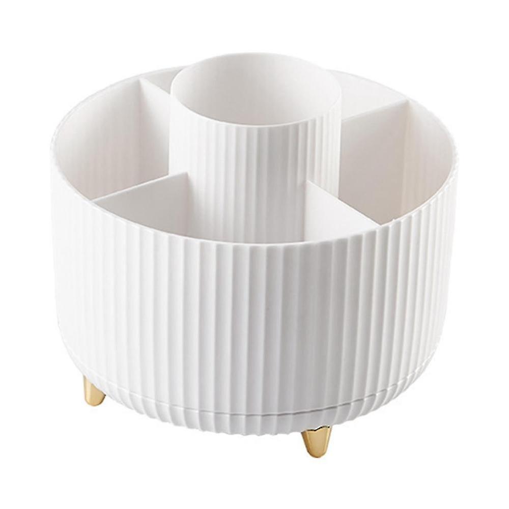 Makeup Brush Holder Storage Box, Rotating Makeup Brush Cup, Desktop Storage Container Stationery Storage Box