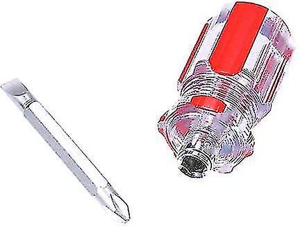 Dual Purpose Mini Reversible Compact Screwdriver For Repair Work