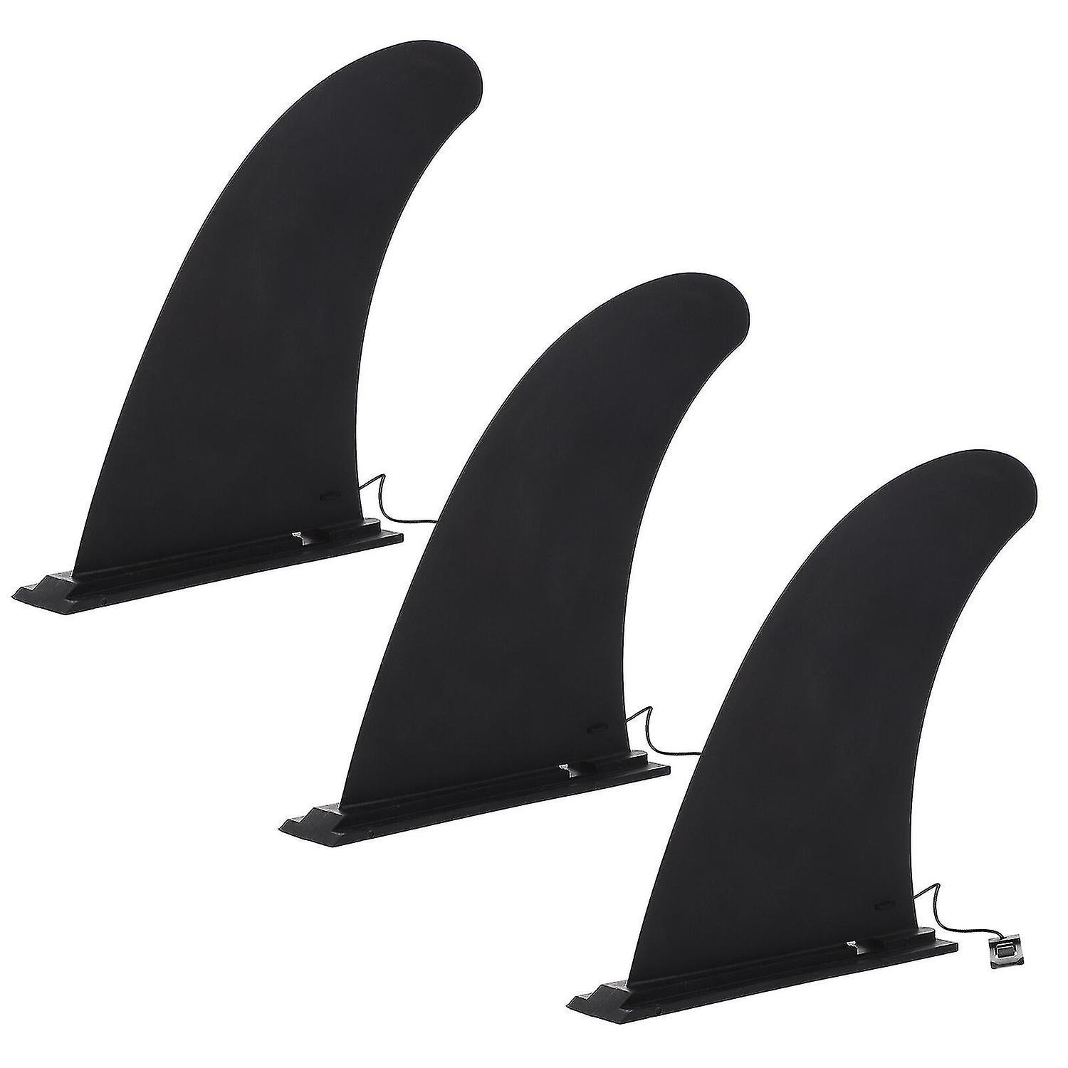 3pcs Clip-on Design Reinforced Surf Fin Canoe Surfboard Fins For Surfboard