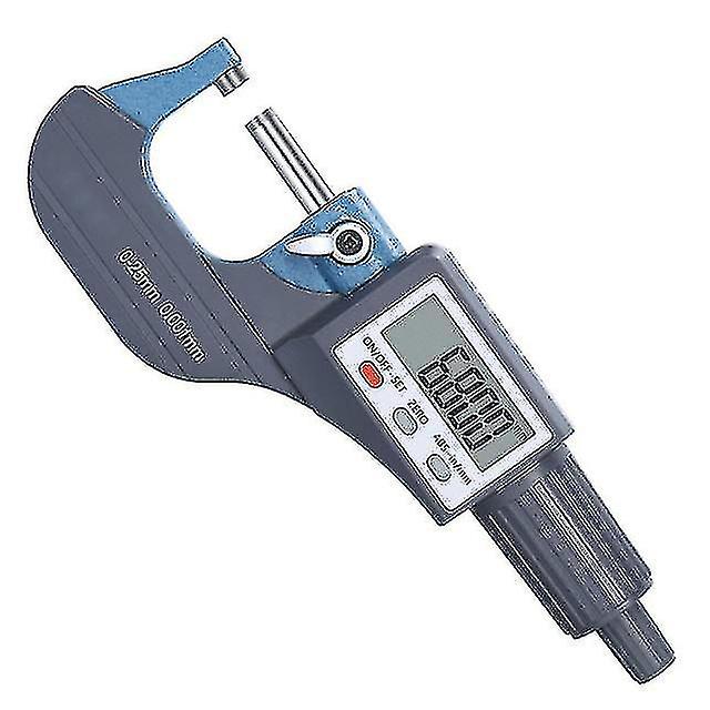 0-25Mm Digital Outside Micter Spiral High 0.001mm Electronic Lcd Display In/mm Micro Meter Measuring Tool