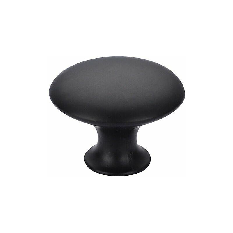 6 Units Black Cabinet Knobs Round Cabinet Knobs Cabinet Handle Knobs, Kitchen Cupboard Knobs Solid Drawer Cabinet Knobs 32.21.5cm Black，KoleZy