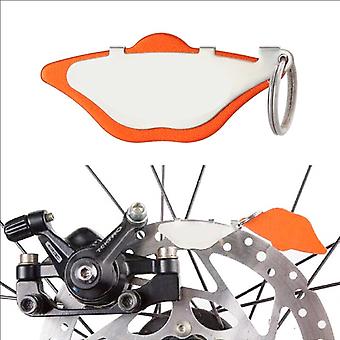 Cykel ridning gap justering, praktisk cykelbremse kaliper justering værktøj til mountainbike ridning hul (orange), 5 * 2.2CM