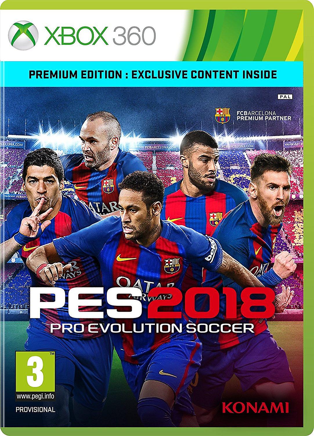 Pes 2018 - Premium Edition - Xbox 360