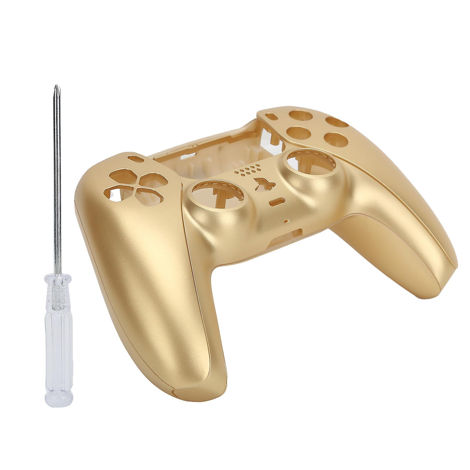 Gold DIY Replacement Shell for PS5 Controller - Durable ABS with Screwdriver Included