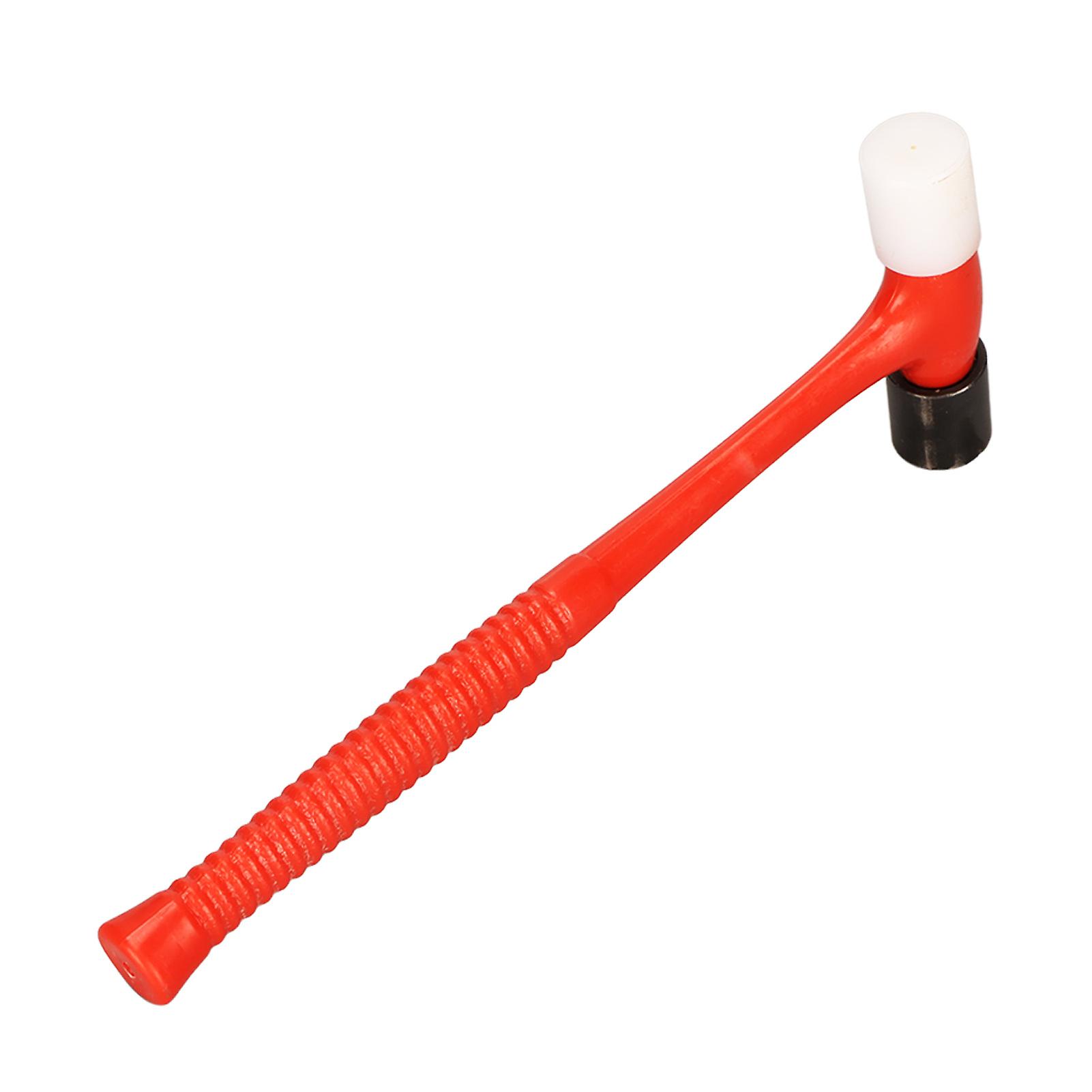 Hammer Mallet Round Head Mini Double Faced Mallet with Rubber Handle Installation Tool for Woodworking 