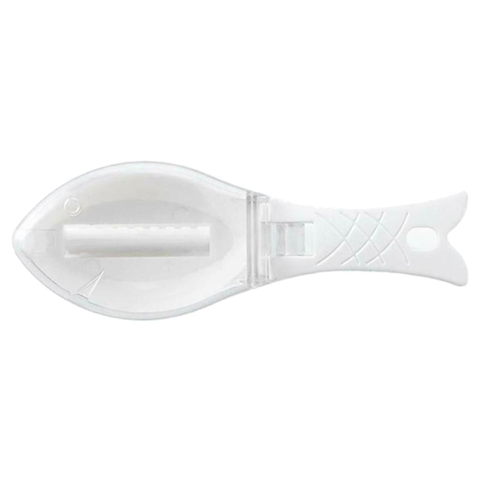 Practical Fish Scale Remover Cleaner Descaler Scaler Peeler Scraper Beige