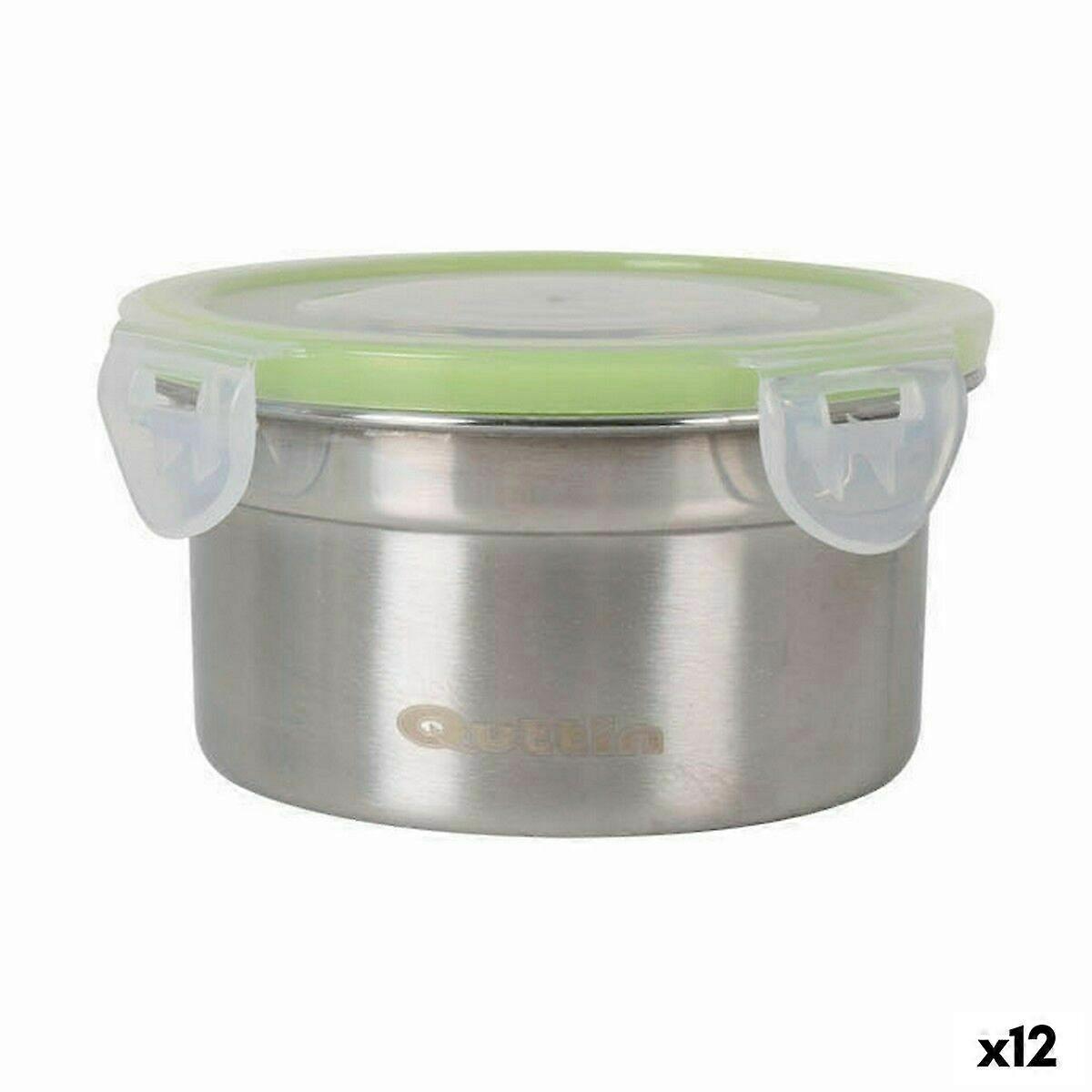 Hermetische Lunchbox Quttin Circular 300 ml Edelstahl (12 Stück)
