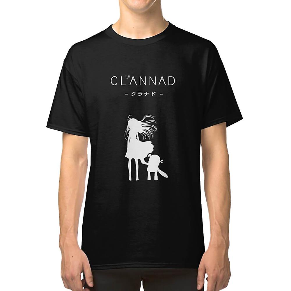 CLANNAD - Tričko Dievča a robot (White Edition)