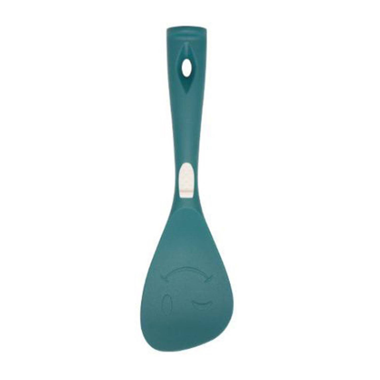 1 Set Anti-scald Cooking Utensils Non-stick Handle Silicone Cooking Spatula Spoon Set Cooking Tool