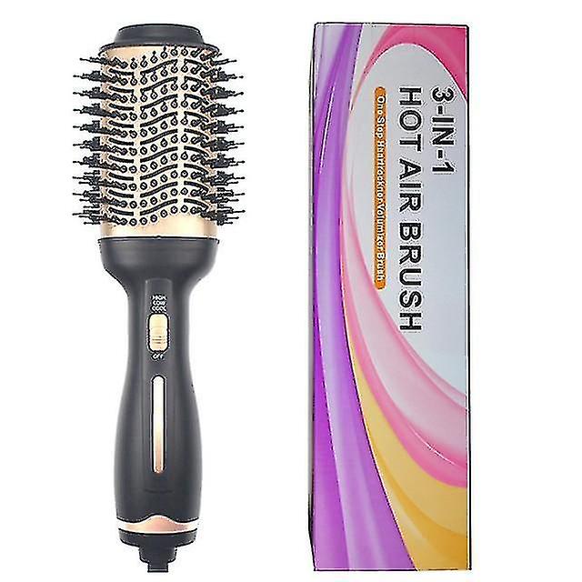 Mini Hot Air Comb Hair Dryer Straight Hair Brush Multi-function
