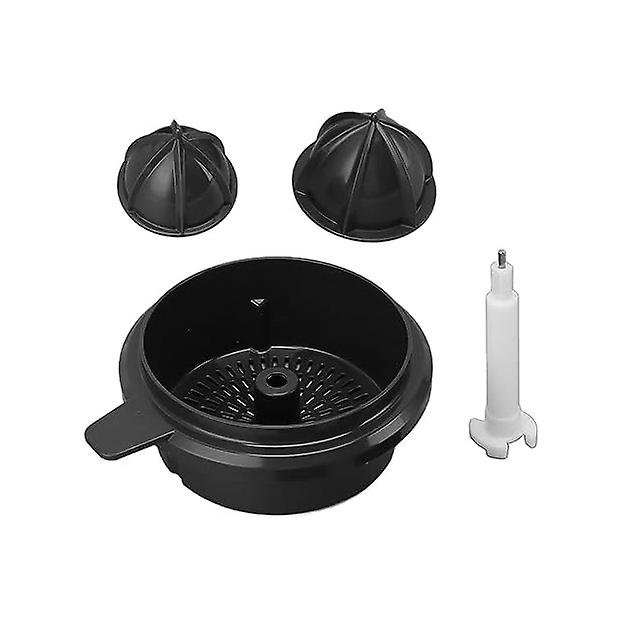 Juicer Orange Press Strainer Kit, Portable Juice Squeezer Machine Parts for Thermomix Juicing Strainer Basket with Press Cone