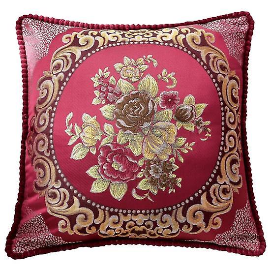 Stylish Smooth Zipper Dustproof Anti-fade 45x45cm Flower Pattern Sofa Car Cushion Cover Home Decor Sofa Cushion Cover