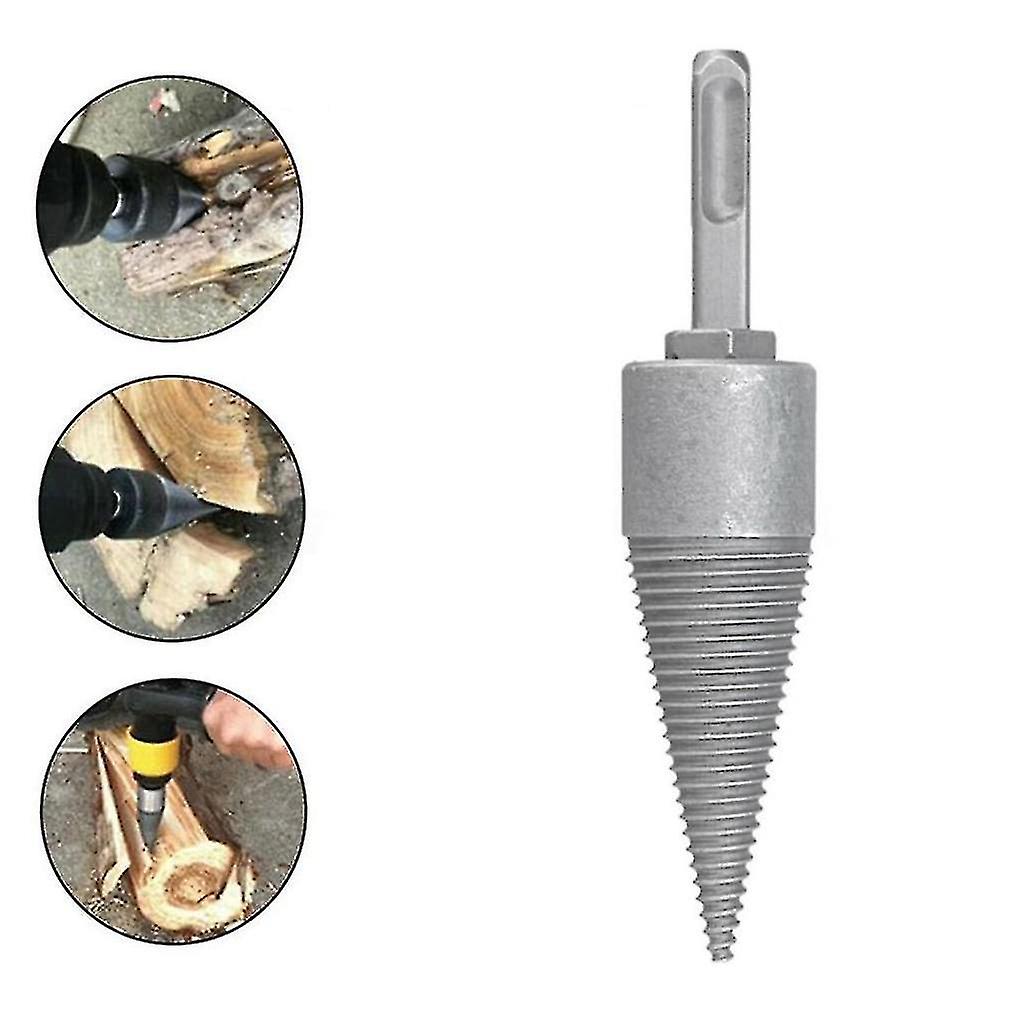 Firewood Splitting Cone Drill Bit for Woodwork
