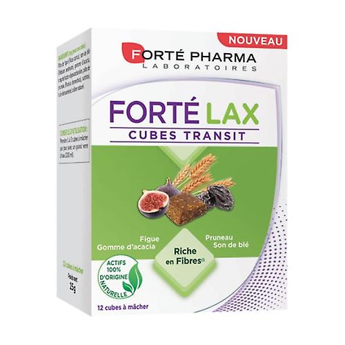FortéLax Cubes Transit 12 chewable tablets