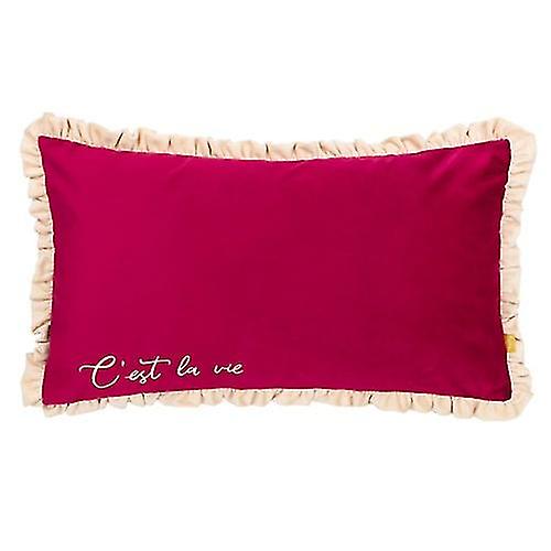 Furn Cest La Vie Embroidered Cushion Cover