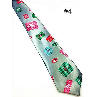 New Design Christmas Tie 9.5cm Style Men's Fashion Ties Helloween Festival Tie Soft Designer Character Tie